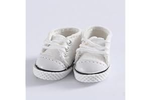 XiDonDon BJD Doll Shoes Casual Shoes for OB11,GSC,Molly,Holala,1/12bjd Shoes Doll Toy Accessories (White)