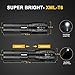 AUOPRO Super Bright Tactical LED Flashlight[4 PACK], 800 Lumens CREE XML-T6, Zoomable, 5 Modes, Water Resistant Handheld Torch Light for Camping, Outdoor, Home and Emergency