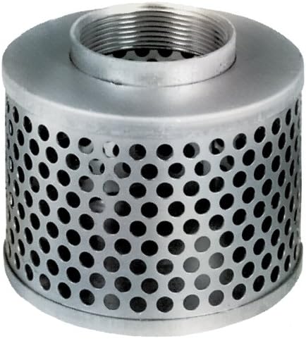 Kuriyama RHS300 Round Hole Steel Strainer, 3"