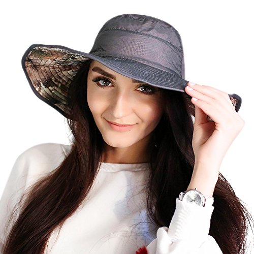Outdoor Boonie Sun Fishing Hat - Quick Dry Waterproof Safari Summer Reverse Hat
