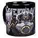 Overwatch Reinhardt Ceramic Coffee Mug, 20 oz - Wrap around Design with Reinhart and Hammer