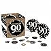 Big Dot of Happiness Adult 90th Birthday - Gold - Birthday Party Centerpiece & Table Decoration Kit