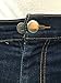 5 x Spring Button Pant Waistband Extenders - Sturdy, Stretchy & Rust Proof