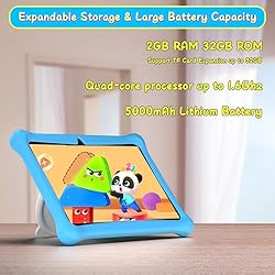 SGIN 10 Inch Kids Tablet with Case, 2GB RAM 32GB