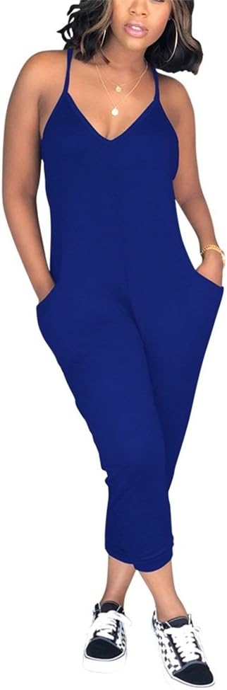 DINGANG Women's Plus Size Off Shoulder Summer Floral Print Jumpsuits Sleeveless Long Pants Casual Jumpsuits Rompers