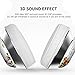 Bluedio A (Air) Stylish Fashionable Wireless Bluetooth Headphones with Microphone HD Diaphragm Twistable Headband 3D Surround Sound (White)