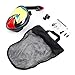 QingSong Kids Snorkel Mask Full Face, Snorkeling Set with Camera Mount, 180 Degree Panoramic View Snorkeling Gear Anti-Fog Anti-Leak