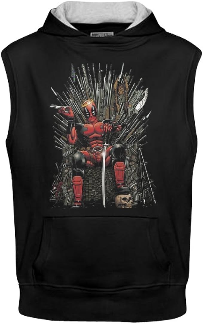 Neyyto Men's Deadpool Sleeveless Hoodie Amazon.ca Clothing & Accessories