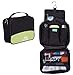 Hanging Toiletry Bag For Men Makeup Travel Organizer Full Size Shampoo, Black