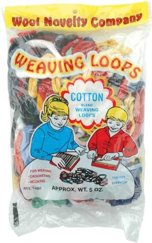 Wool Novelty Cotton Weaving Loops Set, Multi-Colour, 4.8 x 18.74 x 27.58 cm
