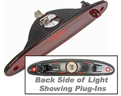 APDTY 034318 High Center Mount 3rd Third Brake Lamp Light Assembly Fits 2001-2007 Town & Country 2001-2003 Voyager & Grand Voyager 2001-2007 Caravan & Grand Caravan (Replaces 4857214AA; 5113278AA)