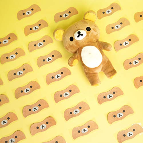 Rilakkuma - Unclogging Nose Pore Strips | Deep Cleansing with Charcoal, Witch Hazel, and Rose Facial Nose Mask (2 Pack - 6 Count Each)