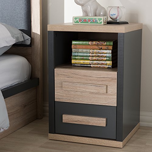 Gray Nightstands & Bedside Tables Light & Dark Gray
