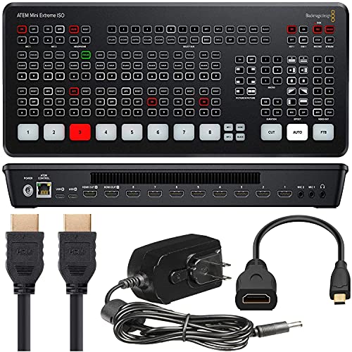 Blackmagic Design ATEM Mini Extreme ISO HDMI Live Streaming Switcher