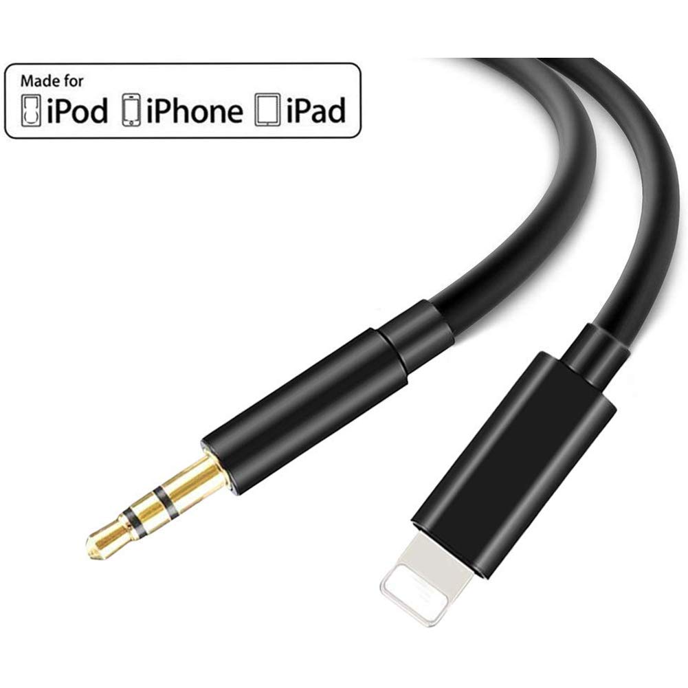 Aux Cord for iPhone [Apple MFi Certified], Lightning to 3.5mm Auxiliary