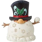 Enesco Jim Shore Heartwood Creek Snowman Gnome Figurine, 5.3 Inch, Multicolor