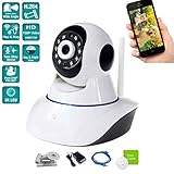 iSmart 720P HD WiFi Wireless Ip Camera Pan Tilt Indoor Home Security Surveillance Video, Two Way Audio Night Vision Viewing