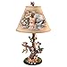 Country Kitties Lamp with Art by Jurgen Scholz! Sculpted Kitties Exploring the Outdoors with Butterfly Finial for Tabletop Lamp - By The Bradford Exchange