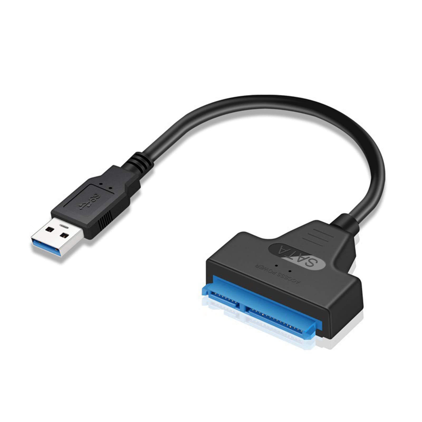 YMY USB 3.0 to SATA Adapter for 2.5" SSD HDD, 22 Pin USB 3.0 to SATA I II III Convert Cable with 50cm, 5Gbps UASP Supported