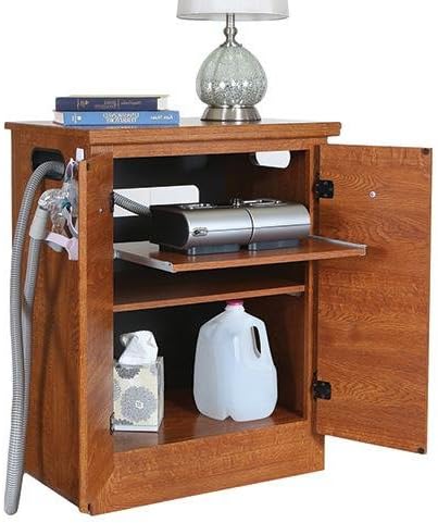 Amazon Com Cpap Nightstand Finish Heritage Oak Furniture Decor