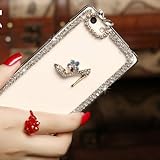 iPhone 6S Case,iPhone 6 Case,Hundromi iphone 6/6s 3d Handmade Clear Bling Crystal Rhinestone Diamond Skin Case Cover for iPhone 6/iphone 6s(High-heeled)
