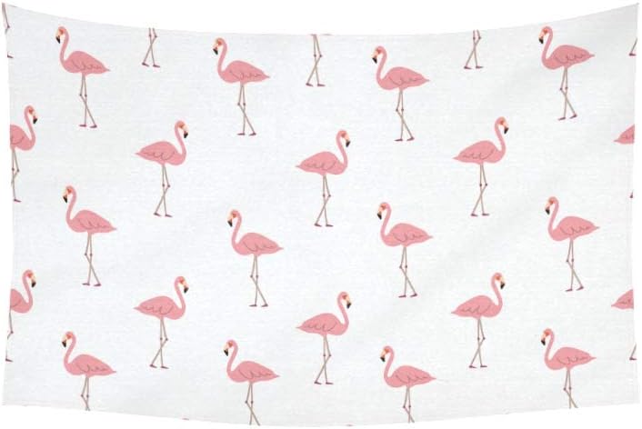 Tapiz de centro comercial Verano Flamingo Hermoso tapiz de pájaro Pared