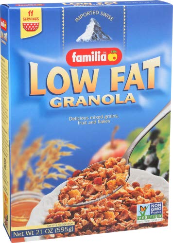 Familia Low-Fat Granola Cereal, 21-Ounce Boxes (Pack of 6)