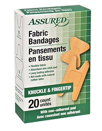 Knuckle And Fingertip Fabric Bandages - 20 Count Box