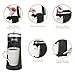 Aicok Single Serve Coffee Maker, Coffee Machine for Most single cup pods including K-Cup pods, Quick Brew Technology Travel One Cup Coffee Brewer