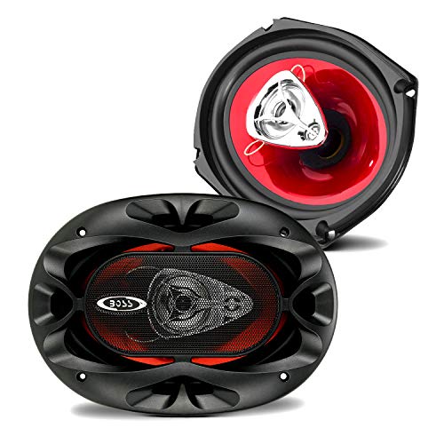 BOSS Audio Systems CH6930 Car Speakers - 400 Watts of Power Per Pair, 200 Watts Each, 6 x 9 Inch, Full Range, 3 Way…