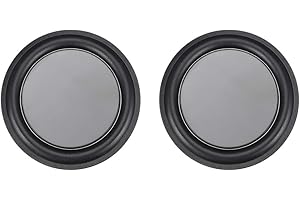 uxcell 2Pcs 3" 70mm Bass Speaker Passive Radiator Auxiliary Rubber Vibration Plate Subwoofer DIY Repair