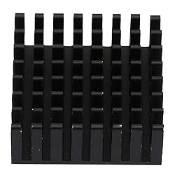 Alvinlite 10Pcs Heatsink 25x25 x10mm |0.9x0.9x0.4