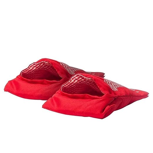 Tiempo 2 X Bolsa para cocer Patatas de microondas Rojo ...