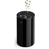 Waterless Essential Oil Diffuser, Portable Aromatherapy Diffuser with 20mL Capacity, Battery Operated Mini Scent Diffuser,3 Mist Levels &amp; Timers, Leak-Free, for Home, Car, Office (Black)