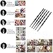 COMIART 5pcs Flexible Clay Sculpture Tools Silicon Color Shapers Brushes Size 2