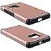 Lumia 730 / Lumia 735 Case - Armatus Gear (TM) Slim Hybrid Armor Case Dual Layer Shockproof Phone Cover for Microsoft Nokia Lumia 730 / Lumia 735 - Rose Gold