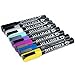 Liquid Chalk Paint Markers | 8-Pack Set | Shimmering Metallic Blackboard Markers | For Kid Crafts, Window Car Paint, Wedding Signs, Labels, and Chalkboard Use