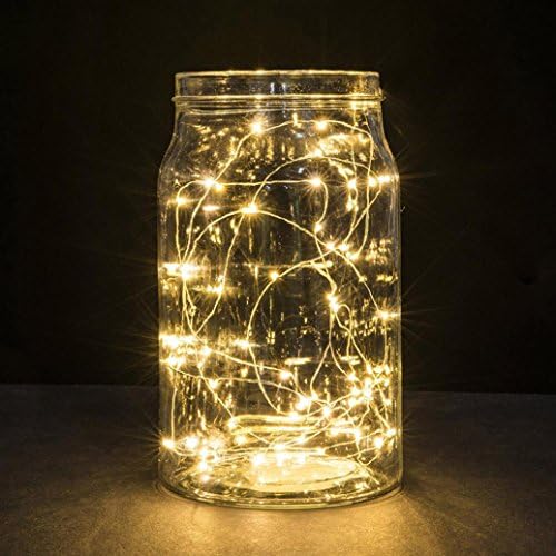 LED 1M String Light Ularmo 10 LED Copper Wire Fairy Lights Outdoor Indoor Decor for Christmas Wedding Party (warm white)