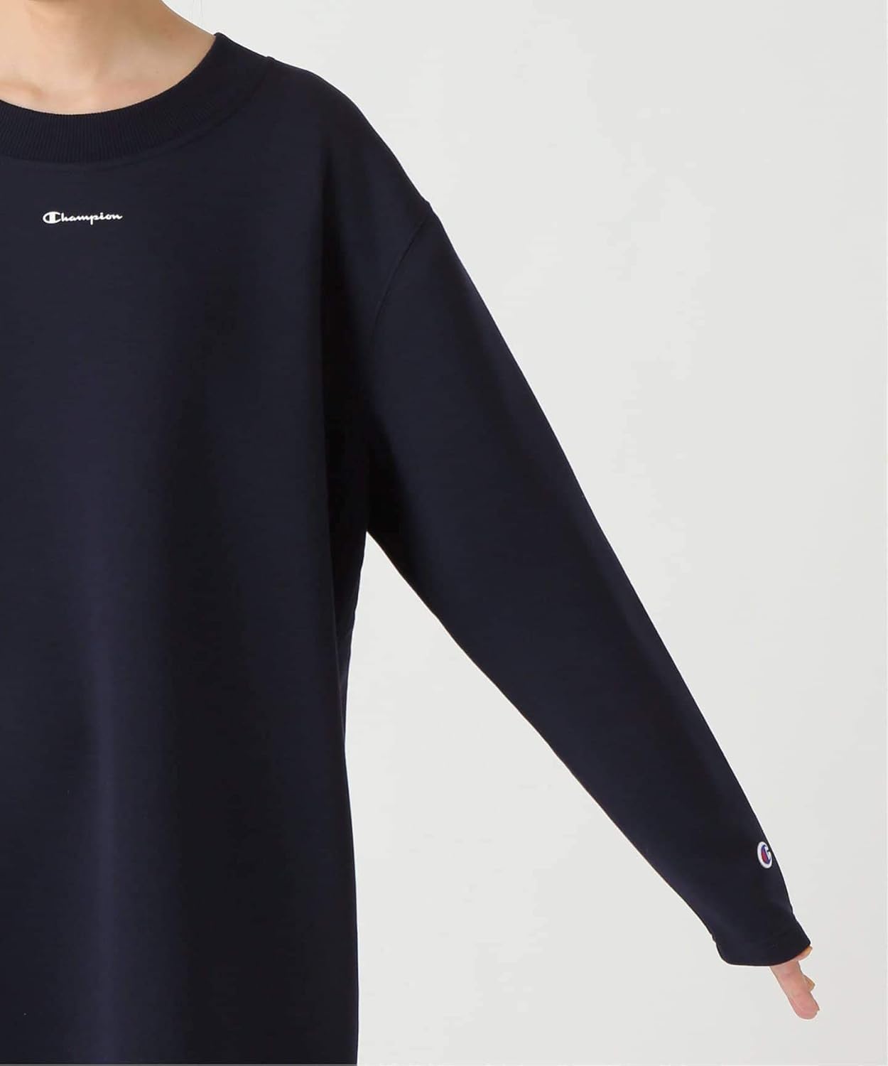 Amazon チャンピオン ブラックエディション Champion Black Edition ワンピース フリー ネイビー ワンピース チュニック 通販