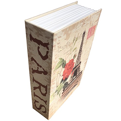 Lock Box with Key Lock, Portable Book Safe,Portable Safe Box, Perfect for Traveling, Store Money, Jewelry, and Passport