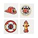 Fun Express - Firefighter Tattoos (72pc) for Birthday - Apparel Accessories - Temporary Tattoos - Regular Tattoos - Birthday - 72 Pieces