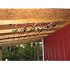 Overhead-or-Wall-Fishing-Rod-Rack-Rod-Storage-System-suspends-your-rods-in-soft-webbing-loops-protecting-your-equipments-finish-The-72version-has-9-positions-46has-6-Hardware-included