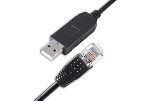 Cutesliving USB TTL to RJ45 Programming Cable for AnyTone AT-588UV/AT-778UV/AT-5189/PC51 | Prolific PL2303GS Serial Adapter |