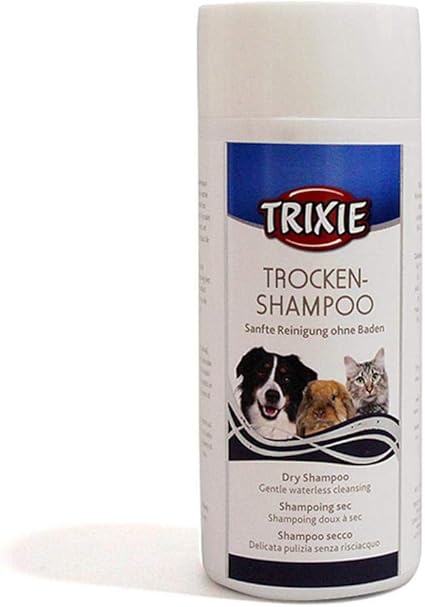 fresh dog dry shampoo powder