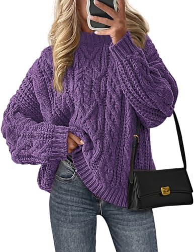 PRETTYGARDEN Womens Oversized Fall Sweaters Chunky