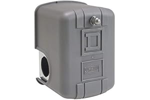 SCHNEIDER ELECTRIC Telemecanique Sensors 9013FRG22J36 Air-Pump Pressure Switch, NEMA 1, 10-5 psi Pressure Setting, 20-50 psi Cut-Out, 15-30 psi Reverse-Acting Adjustable Differential