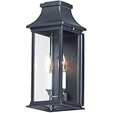 Maxim Lighting 30025CLBK Vicksburg - 2 Light Outdoor Pocket Wall Sconce