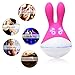 Rabbit Vibrating Massager - 10 Modes Dual Motors Stimulation G-spot Vibrator - Powerful Vibrations Sex Toy - Best for Women or Couples (Rose)