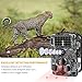 FUNSHION Trail Game Camera, 16MP 1080P Trail Cameras with Night Vision Motion Activated Waterproof IP66 2.4’’ LCD Hunting Scouting Cam for Wildlife Monitoring 120°Detecting Range 42pcs IR LEDs
