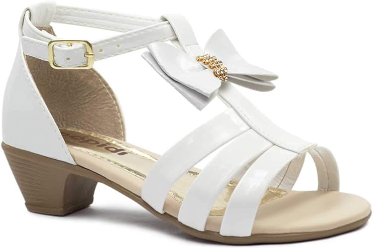 sandalia infantil feminina com salto